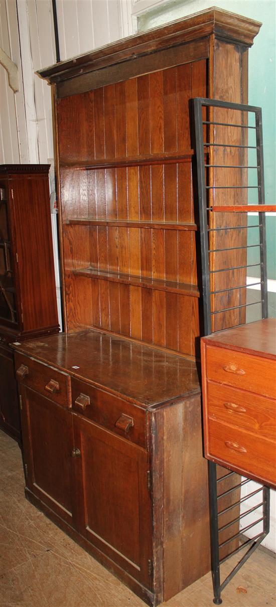 Oak Welsh dresser(-)
